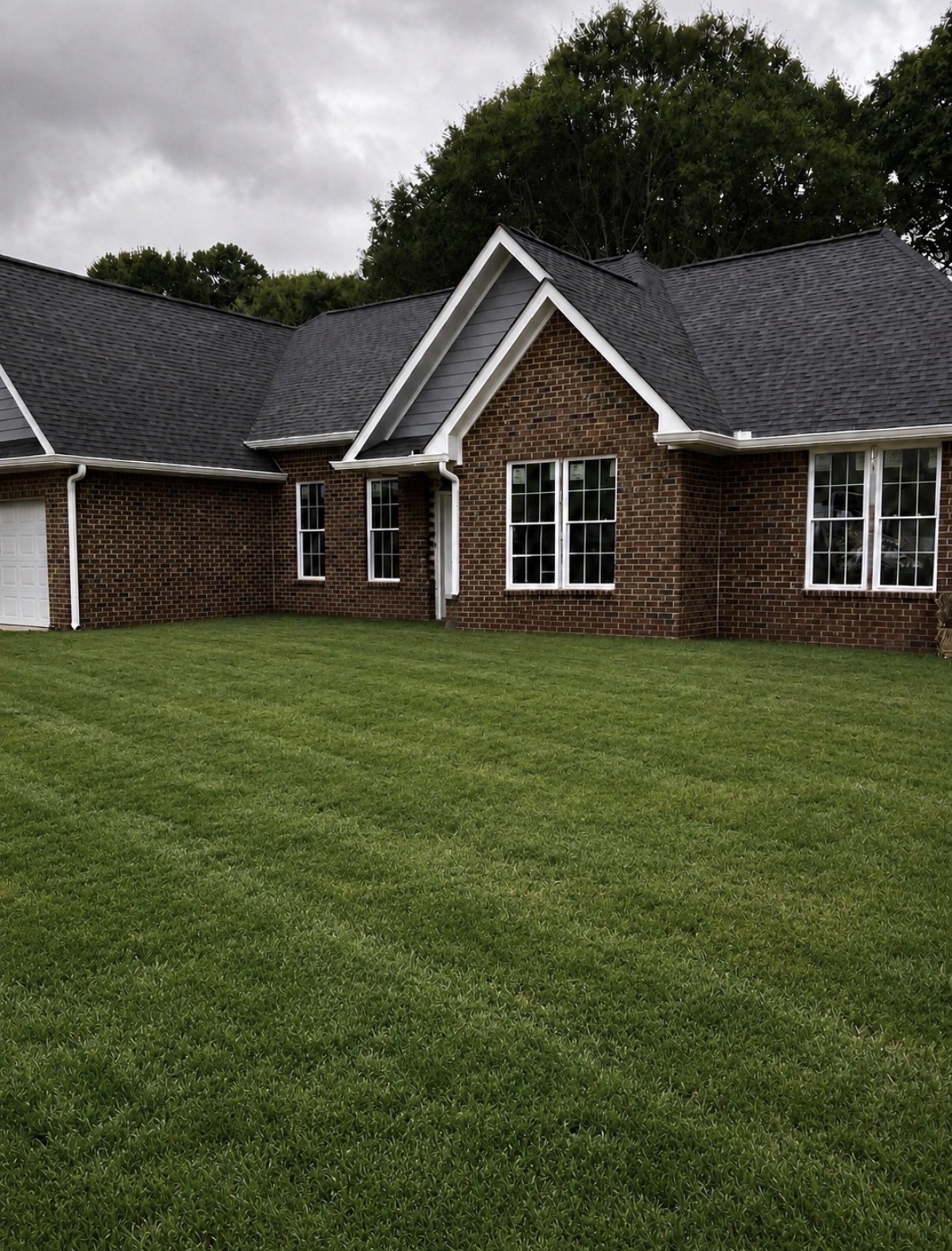 Finished stabilized site area after grading by Landco Development LLC