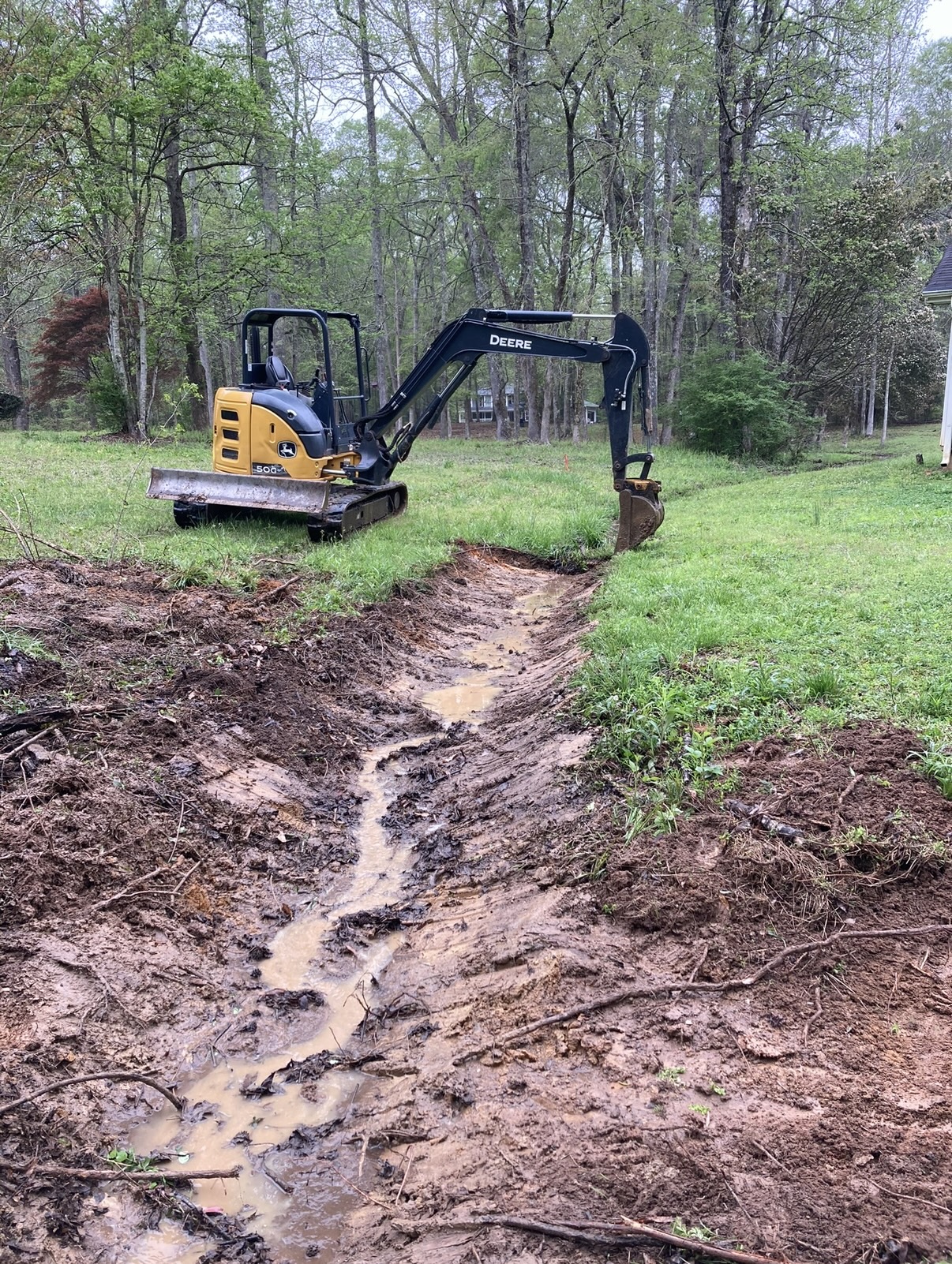 Excavation and drainage installation